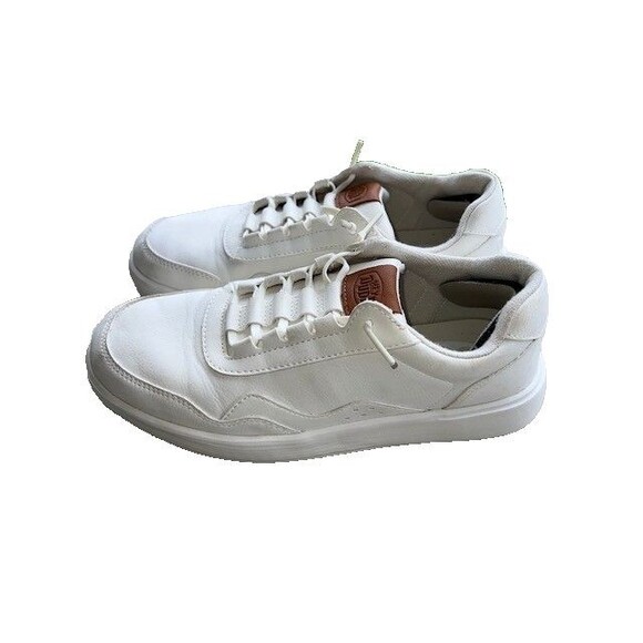 HEYDUDE Mn’s/Yth Sz 7 Hudson Classic sneakers in white(2 sets Insoles) main image 5